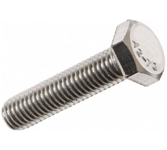 Болт STARFIX М16x50, шестигр., нерж.сталь (А2), DIN 933 (25 шт. в уп.) SM-24815-25 1
