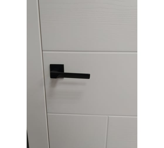 Дверная ручка MORELLI FIORD-SQ NERO цвет - черный 9012308