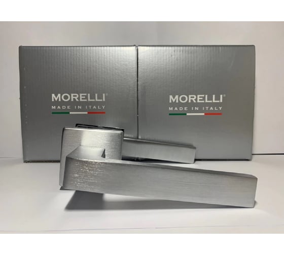 Дверная ручка MORELLI HORIZONT SQ CSA цвет - мат. хром 9012300
