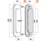 Ручка для раздвижных дверей MORELLI MHS150 W цвет - белый 9012757 4