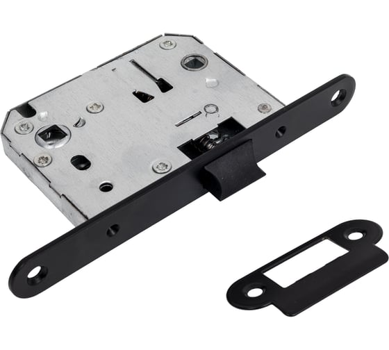 Бесшумная сантехническая защелка BUSSARE PLAST50 70 BLACK 940000001855 1