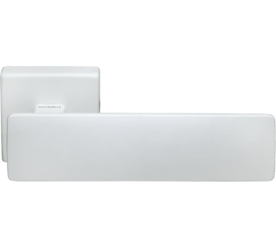 Дверная ручка MORELLI SPACE-SQ BIA цвет - белый 9012310