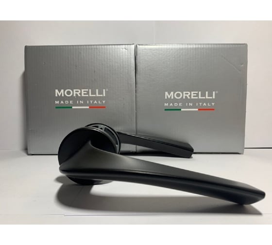 Дверная ручка MORELLI COMETA NERO цвет - черный 9012344