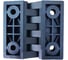 Петля пластиковая накладная UnitMC 64x64 TF06006 64х64 3