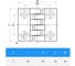 Петля пластиковая накладная UnitMC 65x65 TF06006 65х65 3
