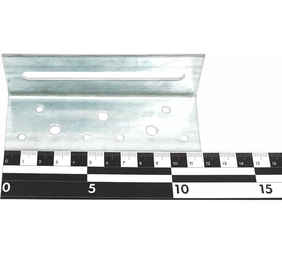 Крепежный уголок Gigant скользящий 40x120 цинк 123875