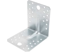 Крепежный уголок Gigant усиленный 105x90х1.5 мм цинк 123877