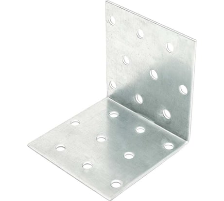 Крепежный уголок Gigant равносторонний 60x60x60х1.8 мм цинк 123878