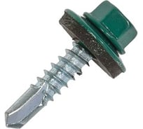Кровельные саморезы MET4FIX 5,5x25 по металлу, цвет RAL 6026 (зелёный опал), 3000 шт. 4690406351644
