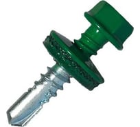 Кровельные саморезы MET4FIX 5,5x25 по металлу, цвет RAL 6029 (зелёная мята), 250 шт. 4690406355048