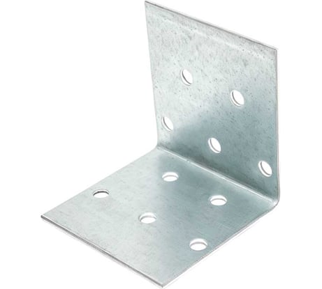 Крепежный уголок Gigant равносторонний 50x50x50х1.8 мм цинк 123880