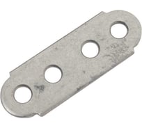 Крепежная мебельная пластина Gigant 50x17х1.5 мм цинк 123892