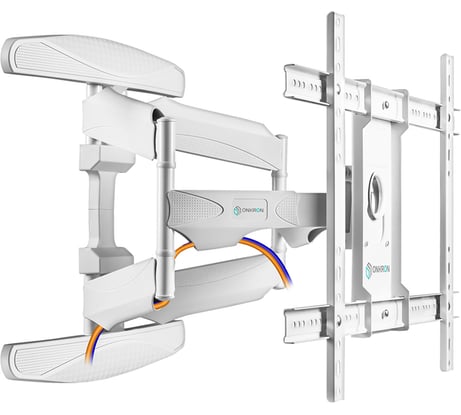 Наклонно-поворотный кронштейн для телевизора 40-75 ONKRON M6L White M6LW