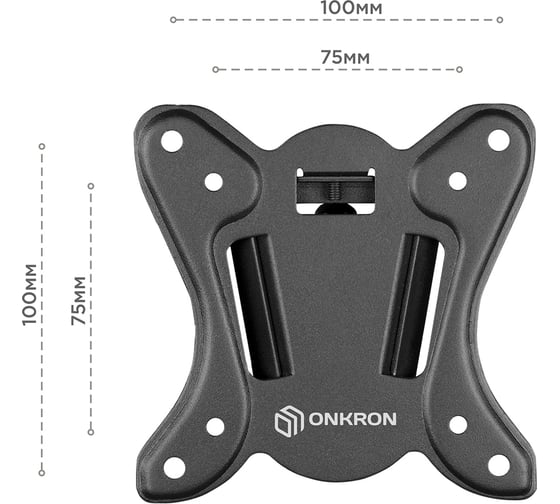 Наклонно-поворотный кронштейн для телевизора 10-32 ONKRON Black NP15