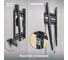 Фиксированный кронштейн для телевизора 32-65 ONKRON Black FM2 4