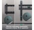 Фиксированный кронштейн для телевизора 32-65 ONKRON Black FM2 6