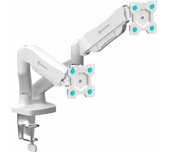 Настольный кронштейн для двух мониторов 13-32 дюймов ONKRON G160 White G160W