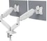 Настольный кронштейн для двух мониторов 13-32 дюймов ONKRON G160 White G160W 3