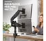 Настольный кронштейн для двух мониторов ONKRON Black G140 11