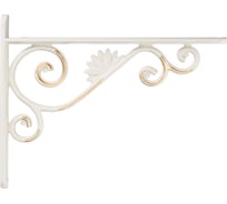 Кронштейн для полок Lemax prof большой, белый патина MF-170 WT.GP