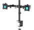 Настольный кронштейн для двух мониторов 13-32 дюймов ONKRON Black D221E 1