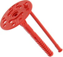 Дюбель для крепления теплоизоляции КРЕПСТАНДАРТ 10х80 с пласт.гвоздем 50 шт, пакет 8512