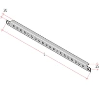 Швеллер MULTICOLOR MP (800) (ШхВ) Sоц 1,5 мм MLT.UMK.SMP.800.75