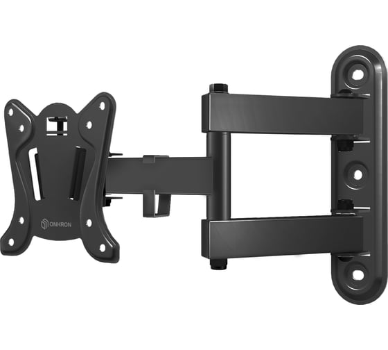 Наклонно-поворотный кронштейн для телевизора 10-32 ONKRON Black R4