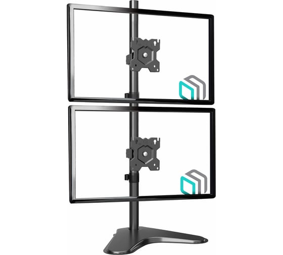 Настольный кронштейн для двух мониторов 13-32 дюймов ONKRON Black D208FS