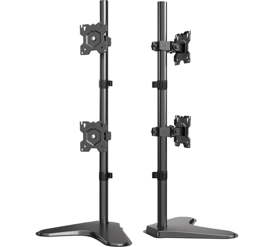 Настольный кронштейн для двух мониторов 13-32 дюймов ONKRON Black D208FS