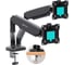 Настольный кронштейн для двух мониторов 13-32 дюймов ONKRON G160 Black G160B 2