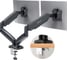 Настольный кронштейн для двух мониторов 13-32 дюймов ONKRON G160 Black G160B 4