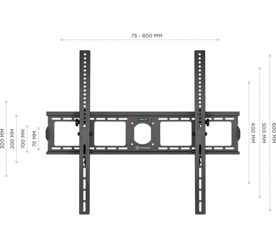 Наклонный кронштейн для телевизора 55-100 ONKRON Black UT4