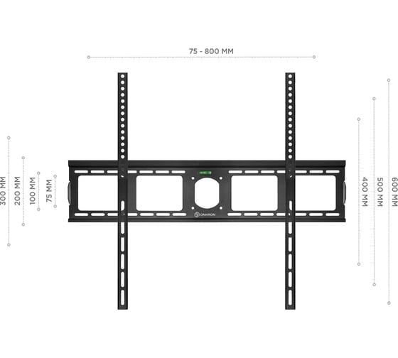 Фиксированный кронштейн для телевизора 55-100 ONKRON Black UF4
