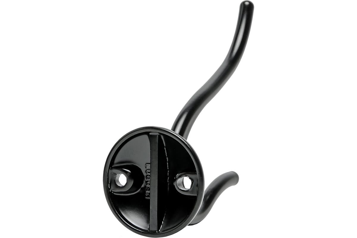 Крючок-вешалка Kerron kr0190, 90x70 мм, цвет чёрный