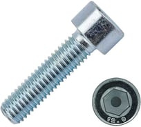 Высокопрочный винт 23 БОЛТА 16х60 мм ОЦ к.п.12.9 DIN912, 4 шт. в1291660912оц