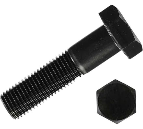 Болт высокопрочный 23 БОЛТА М16x140 мм, DIN931, к.п.12.9 черный ,2 шт П0000024875