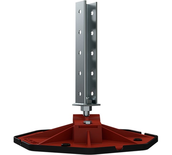 Кровельная опора HILST PLATFORM MV 345х345х55 мм с антивибрационным ковриком, 1 шт. HLRS