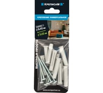 Крепление универсальное с шурупом ЕВРОПАРТНЕР 5x50 Zn с полукруглой головой KM 1824 2