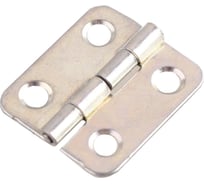Петля карточная 23 Болта 22x24 мм, мебельная, дверная, ОЦ, 4 шт. 91545ф4