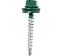 Саморез кровельный 23 Болта 5,5x25 мм, зеленый мох RAL6005, 50 шт. B03105502565G07
