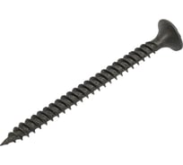 Саморез шуруп по дереву 23 Болта 3,5x45 мм, мелкая резьба, черный, 50 шт. БП-00001980ф50