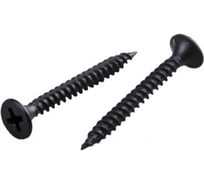 Саморез шуруп по дереву 23 Болта 3,5x41 мм, мелкая резьба, черный, 50 шт. БП-00001978ф50