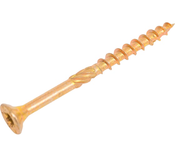 Саморез по дереву 23 Болта потайной, Torx, 4x50 мм, ЖЦ, 50 шт. сдт450ф50