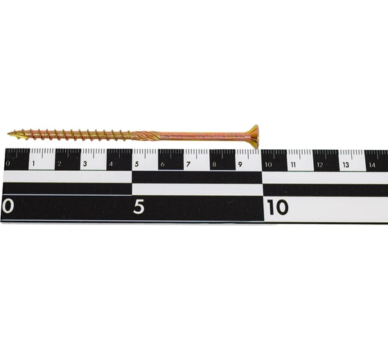 Саморез по дереву 23 Болта потайной, Torx, 5x100 мм, ЖЦ, 50 шт. скт5100ф50