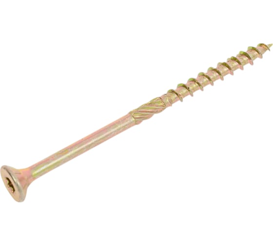 Саморез по дереву 23 Болта потайной, Torx, 5x80 мм, ЖЦ, 50 шт. скт580ф50