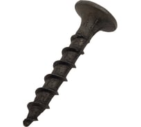 Саморез шуруп по дереву 23 Болта 3,5x25 мм, крупная резьба, черный, 1 кг БП-00002236кг