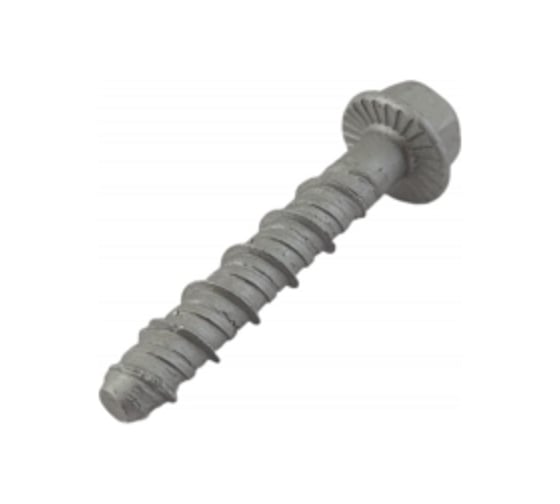 Шуруп для бетона Rusconnect PBW 06050 6x50 мм 7,5x50 мм, шестигранная головка с прессшайбой 100 шт. RUSPERT 2 серые 710605