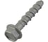 Шуруп для бетона Rusconnect PBW 06040 6x40 мм 7,5x40 мм, шестигранная головка с прессшайбой 100 шт. RUSPERT 2 серые 710604 2