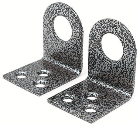 Проушина Трибатрон большая гнутая 40x90 серебряный антик 88744